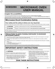 Samsung ME16K3000A User Manual