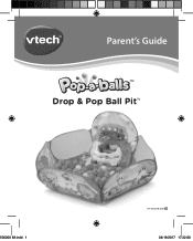 Vtech Pop-a-Balls Drop & Pop Ball Pit User Manual