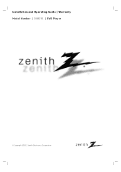 Zenith DVB216 Operating Guide