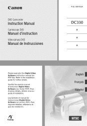 Canon DC330 DC330 Instruction Manual