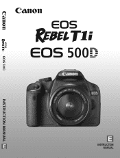 Canon Kit08-T1i-1855IS-55250IS EOS REBEL T1i/EOS 500D Instruction Manual