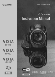 Canon VIXIA HF R500 Instruction Manual
