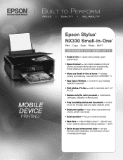Epson Stylus NX330 Product Brochure