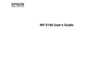 Epson WorkForce Pro WF-5190 User Manual