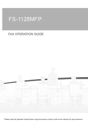 Kyocera FS-1128MFP FS-1128MFP Fax Operation Guide Rev-3