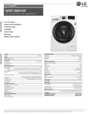 LG WM1388HW Owners Manual - English