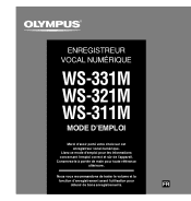 Olympus WS-321M WS-331M Mode d'emploi (Français)