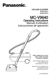 Panasonic MCV9640 MCV9640 User Guide