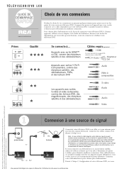 RCA l26wd26d Quick Start Guide (French)