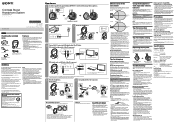 Sony MDR-IF245R Operating Instructions