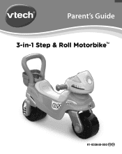 Vtech 3-in-1 Step & Roll Motorbike Pink User Manual