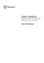 Westinghouse LD4255VX User Manual