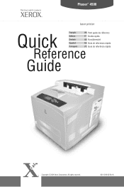 Xerox 4500B Quick Reference Guide
