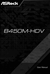 ASRock B450M-HDV User Manual