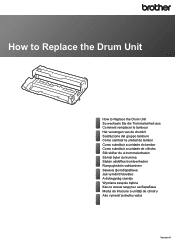 Brother International HL-L6300DW Drum Unit Replacement Guide