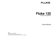 Fluke 125 Fluke 125 Users Manual