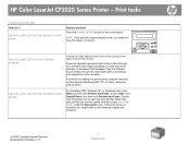 HP Color LaserJet CP2025 HP Color LaserJet CP2020 Series - Print Tasks