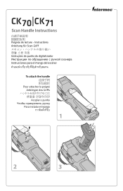 Intermec CK70 CK70/CK71 Scan Handle Instructions