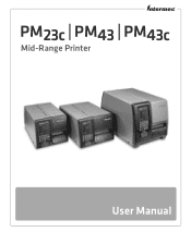 Intermec PM23c PM23c, PM43, and PM43c Mid-Range Printer User Manual
