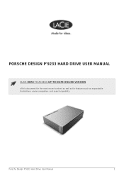 Lacie Porsche Design P′9233 User Manual