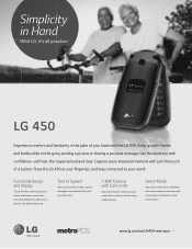 LG MS450 Data Sheet - English