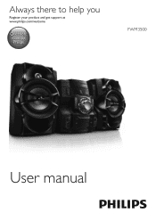 Philips FWM3500 User manual