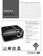 ViewSonic PJD5352 PJD5352 Datasheet