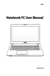 Asus G56JR User's Manual for English Edition