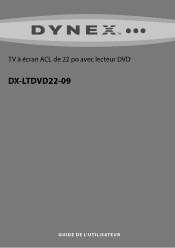 Dynex DX-LTDVD22-09 User Manual (French)