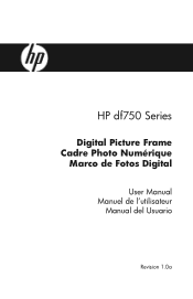HP DF1000A3 HP df750 Digital Picture Frame - User Manual