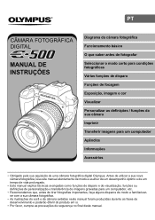 Olympus E-500 EVOLT E-500 Manual de Instruções (Português)