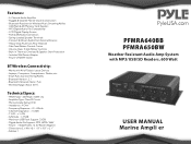 Pyle PFMRA650BW Instruction Manual