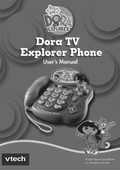 Vtech Dora s TV Explorer Phone User Manual