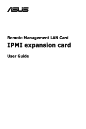 Asus Pro WS WRX90E-SAGE SE IPMI EXPANSION CARD Users Manual English