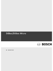 Bosch DB18C3100R2 Installation Guide