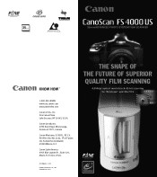 Canon CanoScan FS4000US FS4000US Brochure