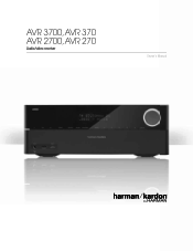 Harman Kardon AVR 3700 Owners Manual