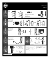 HP Pavilion Slimline s5100 Setup Poster (Page 1)