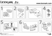 Lexmark Z12 Color Jetprinter Setup Sheet (232 KB)