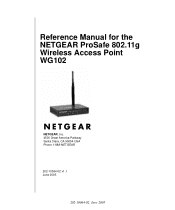 Netgear WG102 WG102 Reference Manual