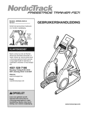 NordicTrack Freestride Trainer Fs7i Elliptical Dutch Manual