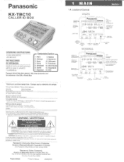 Panasonic KXTBC10B KXTBC10B User Guide