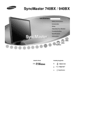 Samsung 740BX User Manual (ENGLISH)