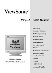 ViewSonic P95f User Guide