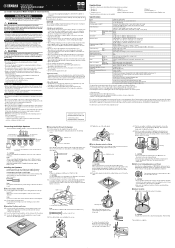 Yamaha VXC4-VAW Owner's Manual