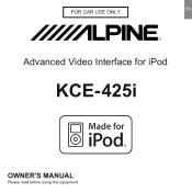 Alpine M740BT Owners Manual