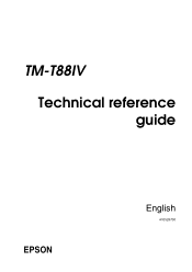 Epson C31C636834 Technical Reference