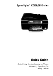 Epson Stylus NX305 Quick Guide