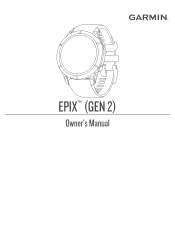 Garmin epix Gen 2 - Sapphire Edition | 47 mm Owners Manual
