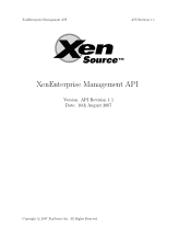 HP DL385 XenEnterprise Management API